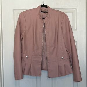 Baccini Blush Leather Jacket